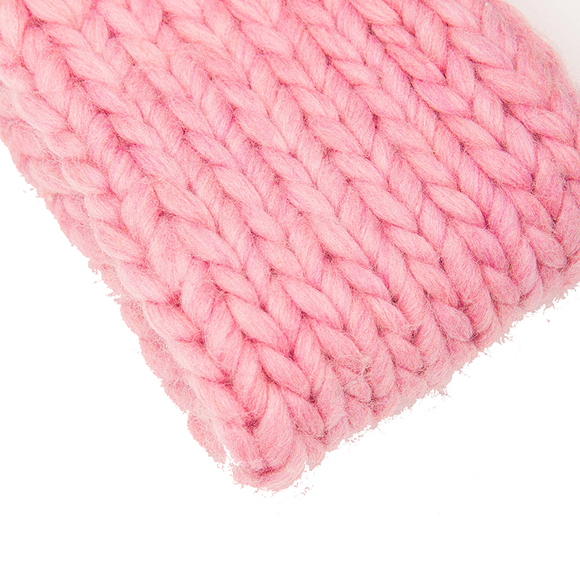 WOOL AND THE GANG PINK SCARF | WOMENS SIZE 140X10 - Picture 2 of 2